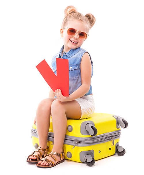 Girl Travel Suitcase