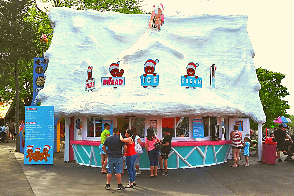 Gingerbread Ice Cream Shoppe Building